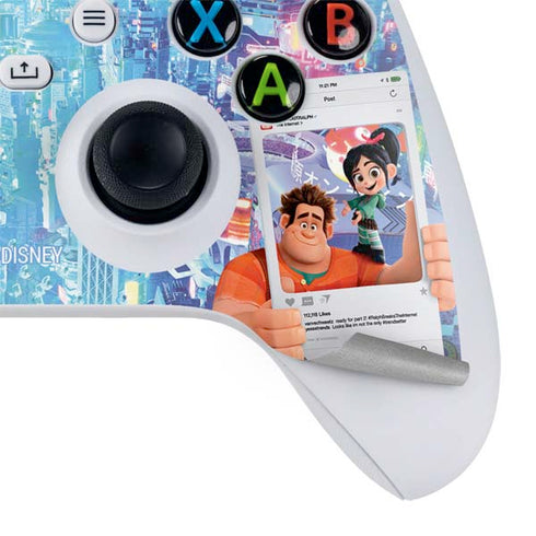 Disney Wreck-it Ralph and Vanellope Instagram Pose Xbox Series S Controller Skin